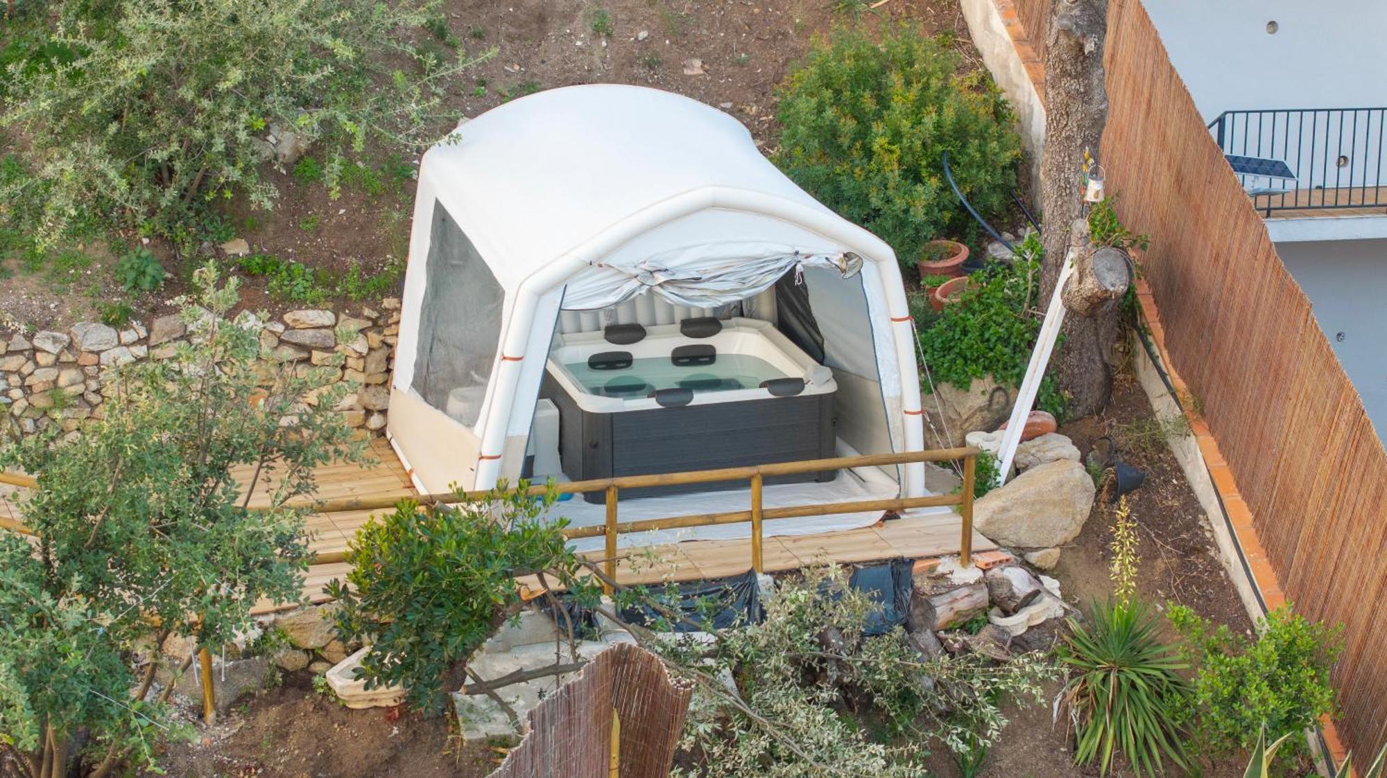 Aaa View Private Terrace Outdoor Heated Hot Tub Family Fun Villa Badalona Ngoại thất bức ảnh