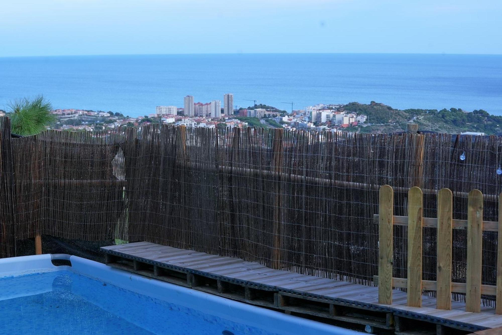 Aaa View Private Terrace Outdoor Heated Hot Tub Family Fun Villa Badalona Ngoại thất bức ảnh