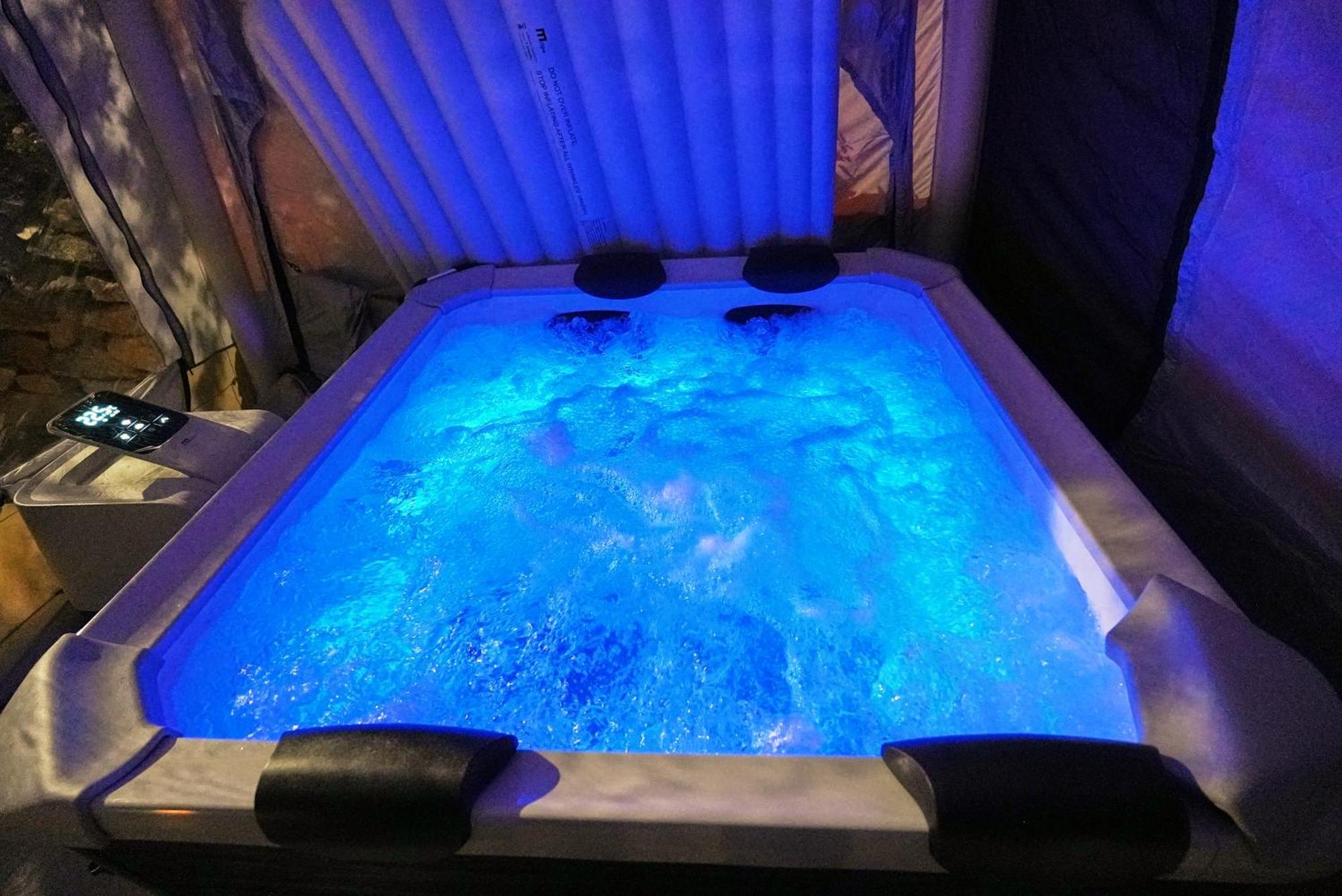 Aaa View Private Terrace Outdoor Heated Hot Tub Family Fun Villa Badalona Ngoại thất bức ảnh