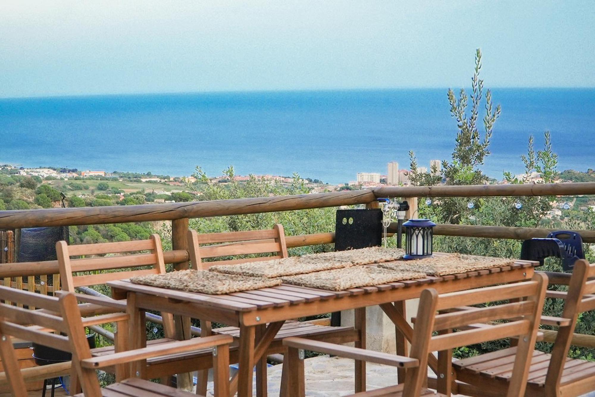 Aaa View Private Terrace Outdoor Heated Hot Tub Family Fun Villa Badalona Ngoại thất bức ảnh